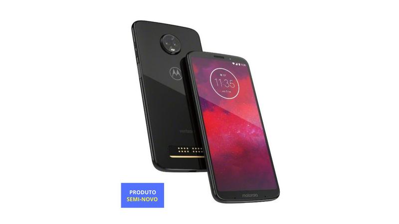 Smartphone Motorola Z3 Play 64Gb 4Ram Azul XT1929-5 - Motorola